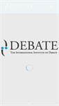 Mobile Screenshot of iidebate.org